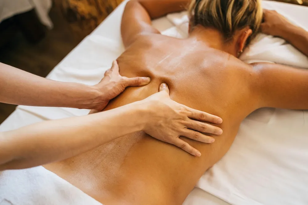 Deep tissue Thai oil massage therapy at Keena Massage in Lymm